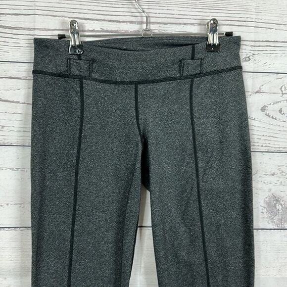 Lululemon Leggings Womens 6 Gray Belt it Out Stretch Midrise Casual Athleisure - Picture 2 of 10